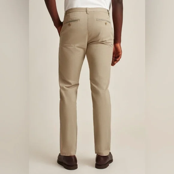 NWT Khaki Straight Fit Stretch Washed Chinos from Bonobos, Size 38/32 - Picture 3 of 6